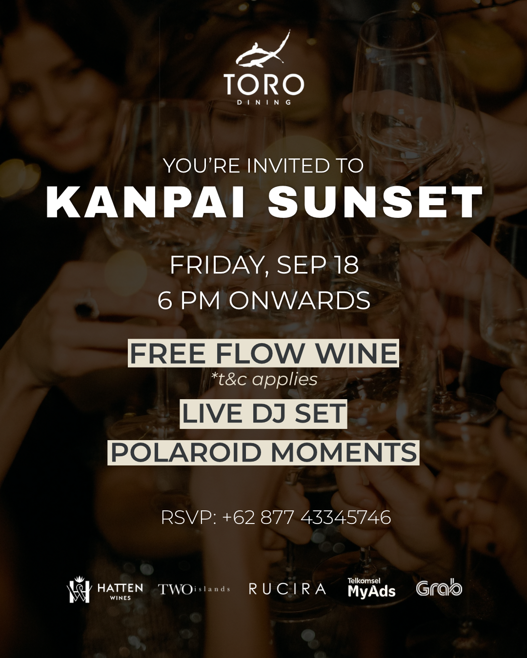 KANPAI SUNSET | Event curated by Rucira Creative Agency kanpai sunset toro dining